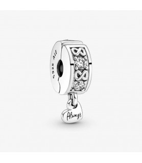 Clip Pandora Prata 925%...