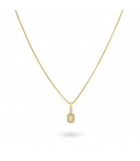 Colar 24Kae Prata Dourada...