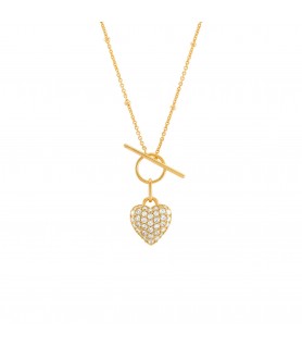 Colar Unike Prata Dourada...